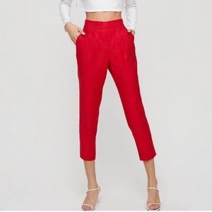 Aritzia Babaton Conan Pant Trouser - 4 - Red